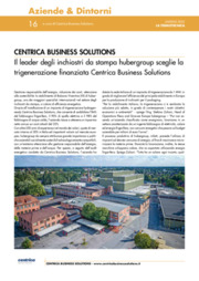 Il leader degli inchiostri da stampa hubergroup sceglie la trigenerazione finanziata Centrica Business Solutions