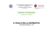 Ecologia, Idrogeno, Idrogeno verde, Normativa Tecnica, Termotecnica, Transizione ecologica