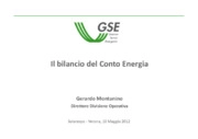 Il bilancio del Conto Energia