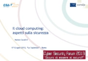Il cloud computing: aspetti sulla sicurezza