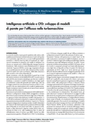Intelligenza artificiale e CFD: sviluppo di modelli di parete per l
