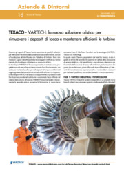 VARTECH: la nuova soluzione olistica per rimuovere i depositi di lacca e mantenere efficienti le turbine