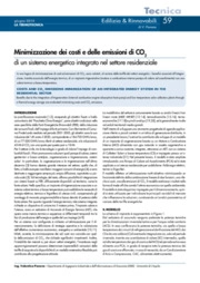 Minimizzazione dei costi e delle emissioni di CO2 di un sistema energetico integrato nel settore residenziale