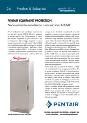 PENTAIR EQUIPMENT PROTECTION
Nuovo armadio monoblocco in acciaio inox A30S4E