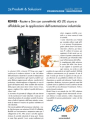 Router e Sim con connettività 4G LTE sicura e affidabile per le applicazioni dell