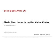 Shale Gas: Impacts on the Value Chain