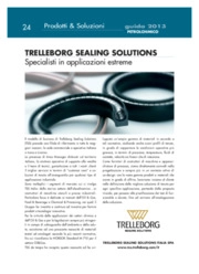 Trelleborg Sealing Solutions. Specialisti in applicazioni estreme