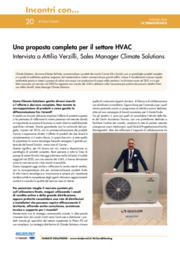 Una proposta completa per il settore HVAC. Intervista a Attilio Verzilli, Sales Manager Climate Solutions