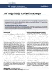 Zero Energy Buildings o Zero Emission Buildings?