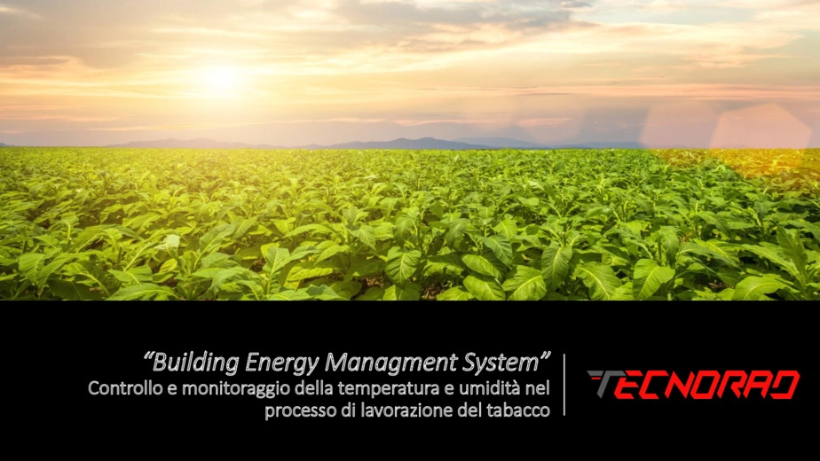 “Building Energy Management System”.Controllo, monitoraggio temperatura e umidità nel processo