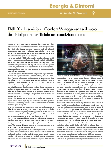ENEL X - Il servizio di Comfort Management e il