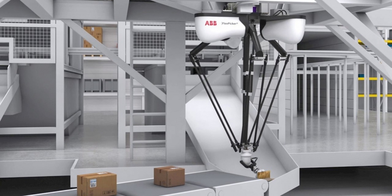 ABB lancia FlexPicker® IRB 365, il robot delta a cinque assi più veloce per prelievo, imballaggio e riorientamento di prodotti leggeri
