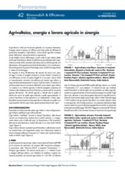 Agrivoltaico, energia e lavoro agricolo in sinergia