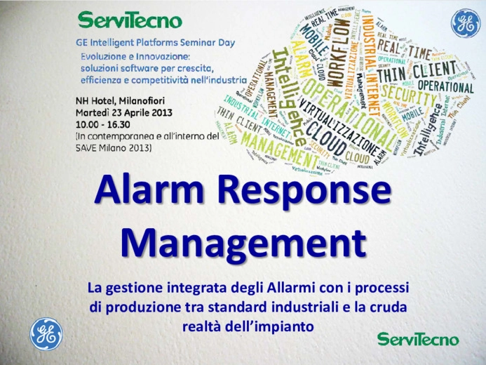 Alarm Response Management, la gestione integrata degli Allarmi nei processi