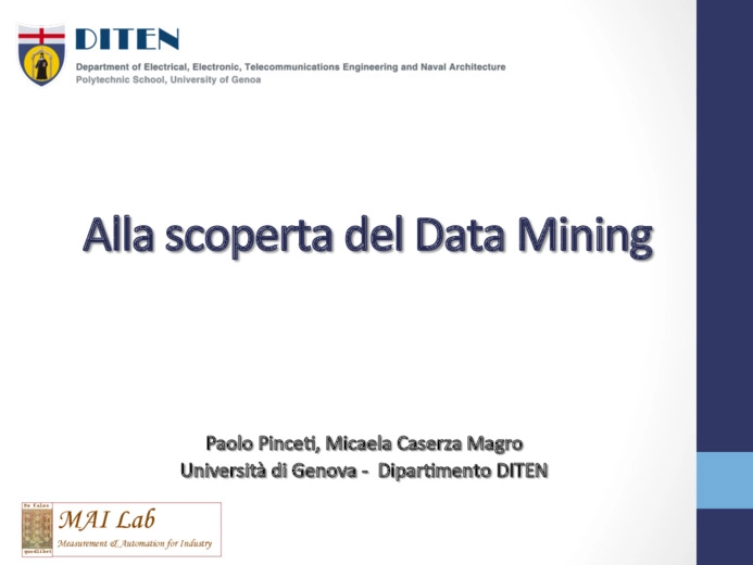 Alla scoperta del Data Mining
