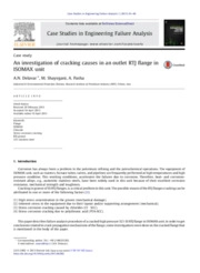 An investigation of cracking causes in an outlet RTJ flange