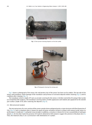 An investigation on the corrosion of flue gas sensor in boiler stack