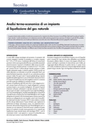 Gas naturale, GNL, Termodinamica, Termotecnica