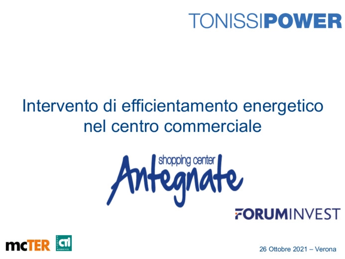 Antegnate shopping center: l'approccio Tonissi Power per l'efficienza energetica