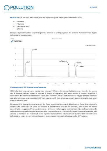 Application Note - Analisi COV nel Biometano