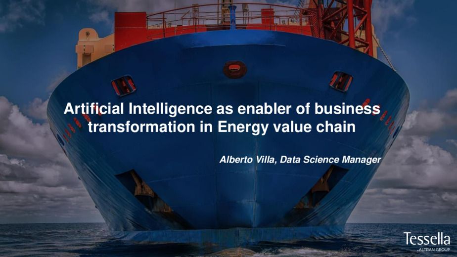 Artificial Intelligence as enabler of business transformation in Energy value chain