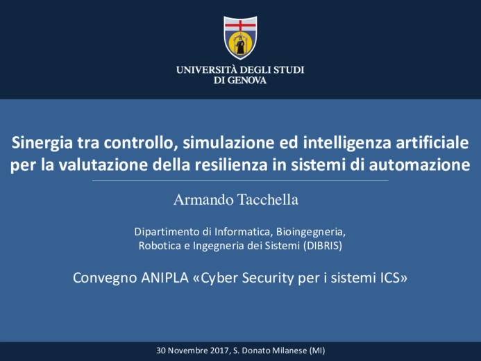 Assessing Resilience of Cyber-Physical Systems: Control, Simulation and AI join forces