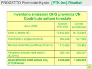 Bilanci di CO2 nella gestione delle foreste piemontesi