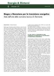 Biogas e Biometano per la transizione energetica