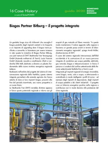 Biogas Partner Bitburg - il progetto integrato