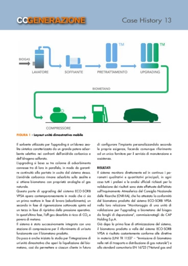 Biogas upgrading: la tecnologia ECO-SORB VPSA per produrre biometano anche