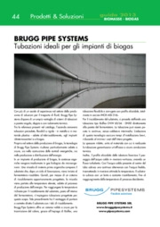 Brugg Pipe Systems. Tubazioni ideali per gli impianti di biogas