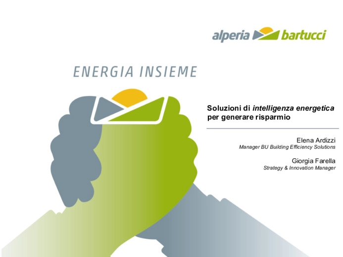 Building Efficiency Solutions – soluzioni di “intelligenza energetica” per generare risparmio