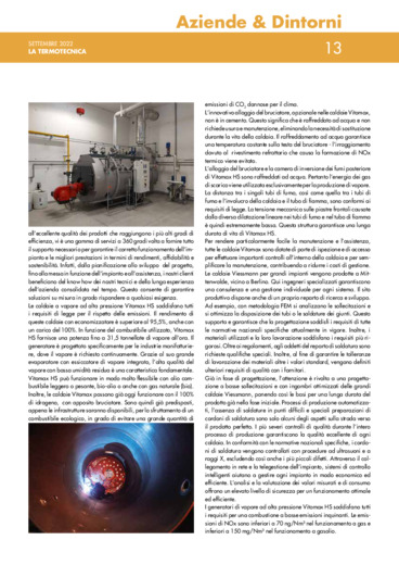 Caldaie a vapore ad alta pressione Vitomax HS per l'efficientamento dei processi produttivi