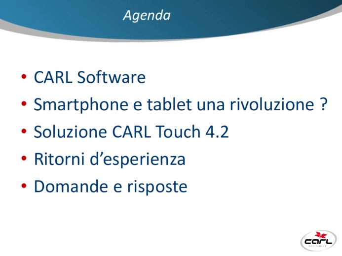 CARL Touch 4.2: il CMMS mobile che assiste il tecnico.