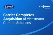 Carrier conclude l'acquisizione di Viessmann Climate Solutions