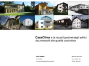 CasaClima e la riqualificazione degli edifici: dai protocolli alla qualità
