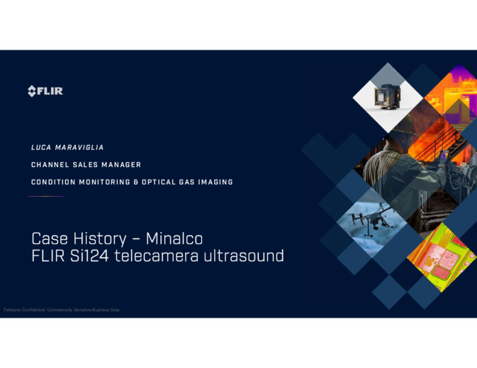 Case History Minalco - FLIR Si124 ultrasound camera