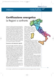 Certificazione energetica. Le Regioni a confronto
