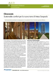 Climaveneta. Sustainable comfort per la nuova torre di Intesa Sanpaolo