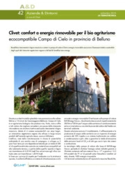 Clivet: comfort a energia rinnovabile per il bio agriturismo ecocompatibile