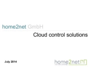 Cloud control solutions