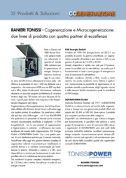 Cogenerazione e microcogenerazione: due linee di prodotto con quattro partner