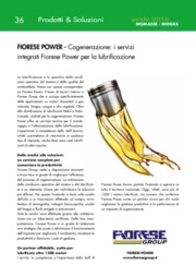 Cogenerazione: i servizi integrati Fiorese Power per la lubrificazione