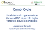 Combi Cycle - un sistema di cogenerazione Vapore+ORC di piccola