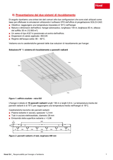 Comfort termico nei capannoni industriali: studio comparativo dei sistemi di riscaldamento
