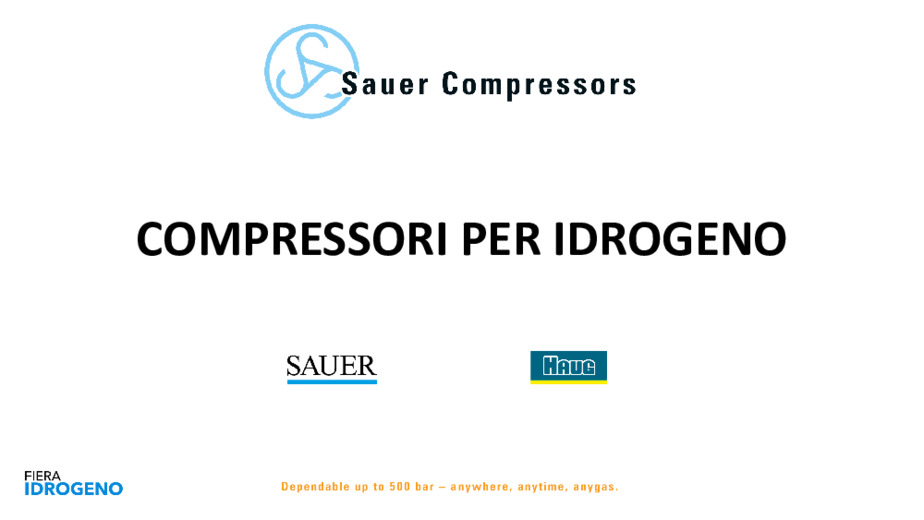 La compressione dell'idrogeno a tenuta ermetica e zero contaminazioni