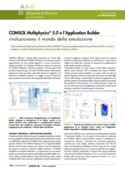COMSOL Multiphysics® 5.0 e l’Application Builder rivoluzionano il mondo della