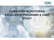 Condition Monitoring excellence programs & Case Study