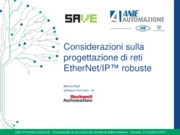 Considerazioni sulla progettazione di reti EtherNet/IP robuste