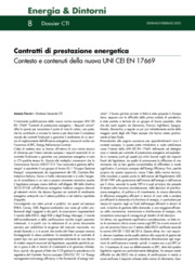 Contratti di prestazione energetica EPC. La nuova UNI CEI EN 17669